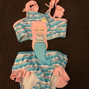 Cute mermaid swim suit